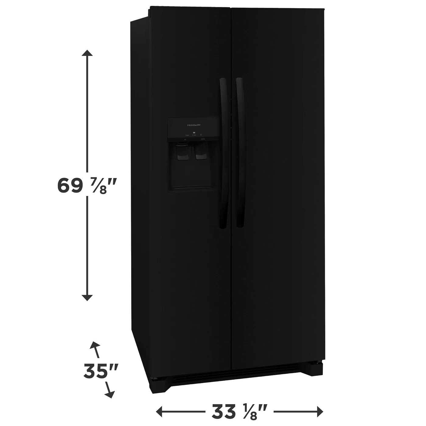 22 Cu. Ft. 33" Standard-Depth Side-by-Side Refrigerator - Image 2