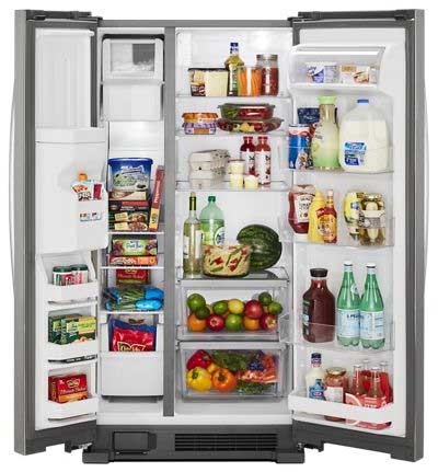 36-inch Wide Side-by-Side Refrigerator - 24 cu. ft. - Image 2