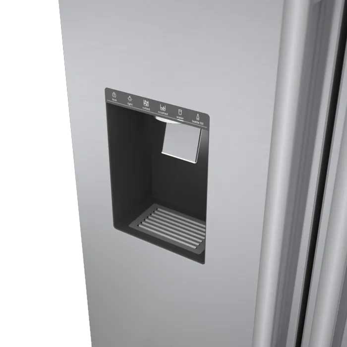 500 Series French Door Bottom Mount Refrigerator 36'' Stainless steel (with anti-fingerprint) - Image 3