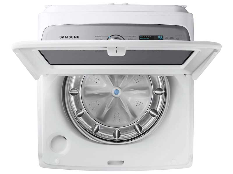 5.2 cu. ft. Large Capacity Smart Top Load Washer with Super Speed Wash in White - Image 5