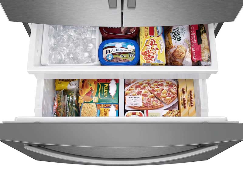 28 cu. ft. Large Capacity 3-Door French Door Refrigerator in Stainless Steel - Image 5