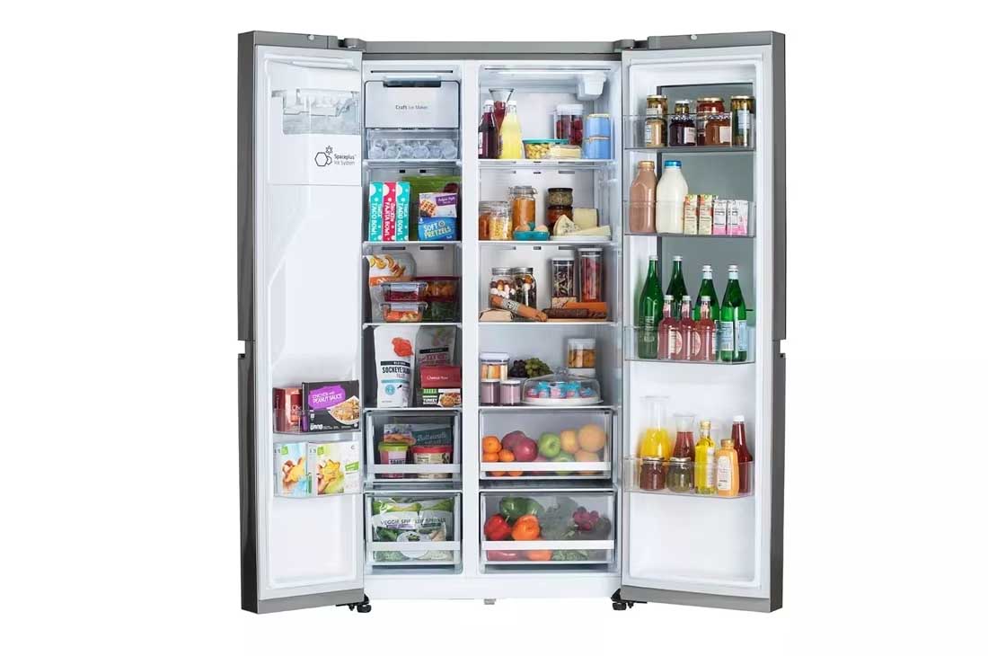 27 cu. ft. 36-inch Wide Side-by-Side Refrigerator - Stainless Steel - Image 8