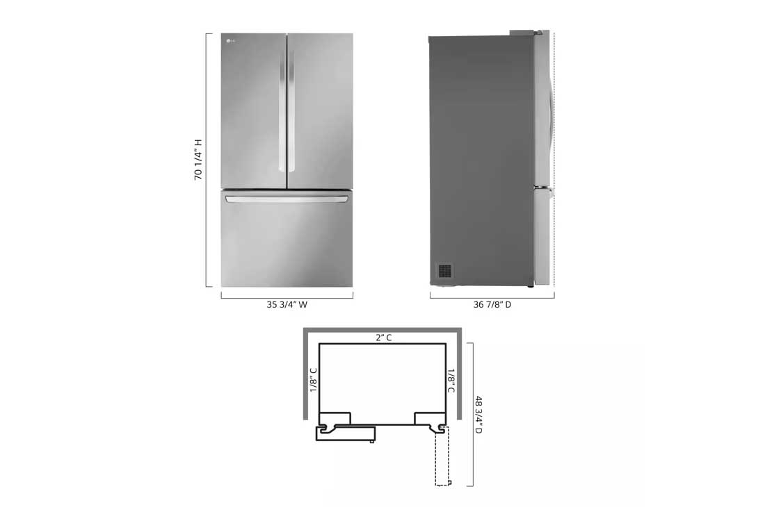 32 cu. ft. 36-inch MAX™ French Door Refrigerator - Stainless Steel - Image 9