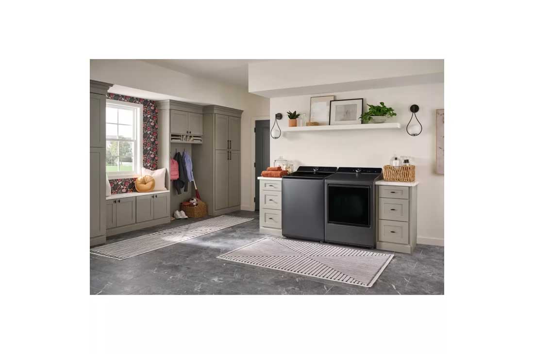7.3 cu. ft. Ultra Large Capacity Rear Control Electric Dryer with LG EasyLoad Door, AI Sensing and TurboSteam - Image 9