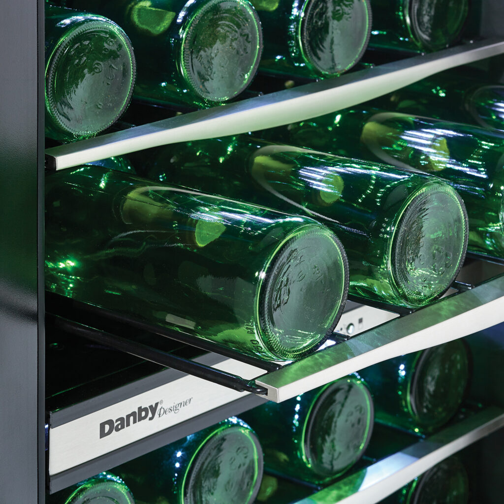 38 Bottle Free-Standing Wine Cooler in Stainless Steel - Image 8
