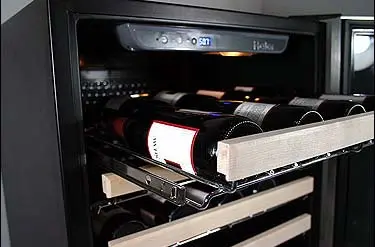 50 Bottle Black Built-in Wine Refrigerator - Image 4