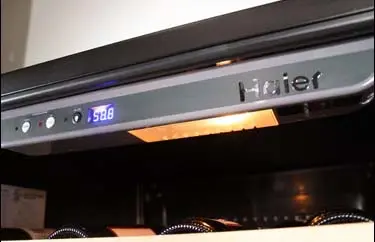 50 Bottle Black Built-in Wine Refrigerator - Image 5