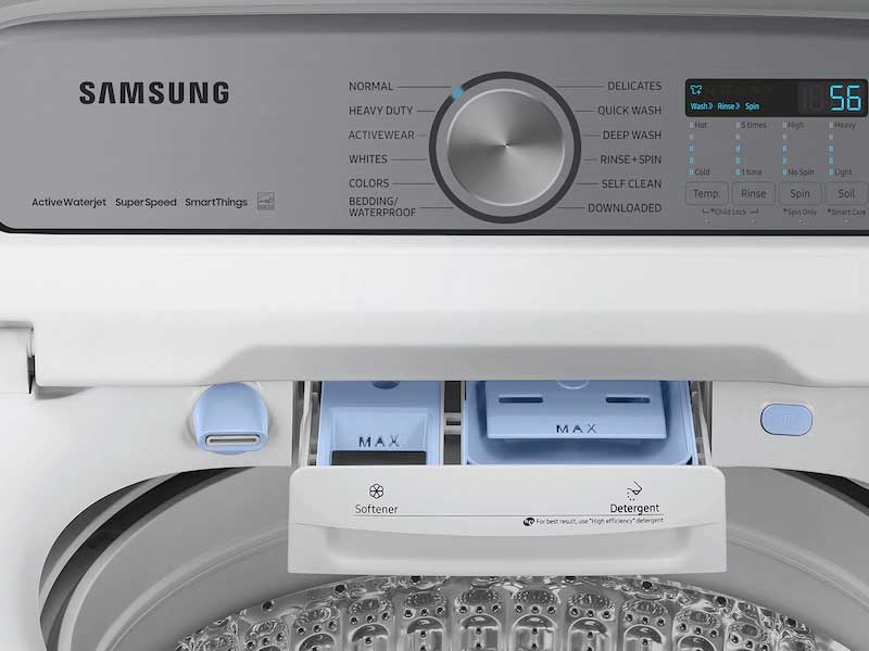 5.5 cu. ft. Extra-Large Capacity Smart Top Load Washer with Super Speed Wash in White - Image 10