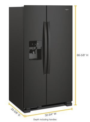 33-inch Wide Side-by-Side Refrigerator - 21 cu. ft. - Image 6