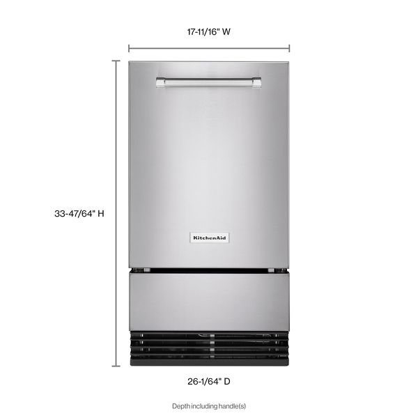 18" Automatic Ice Maker with Stainless Steel Finish - Image 8