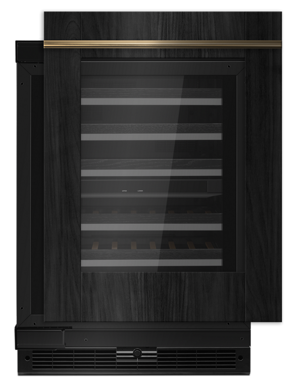 Panel-Ready 24" Built-In Undercounter Wine Cellar - Left Swing