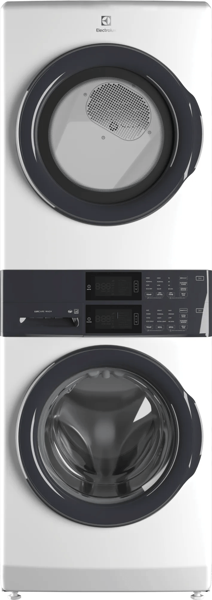 Electrolux ELTE7300AW Laundry Tower, 4.4 Cu. Ft. Front Load Washer and 8 Cu. Ft. Electric Dryer, White