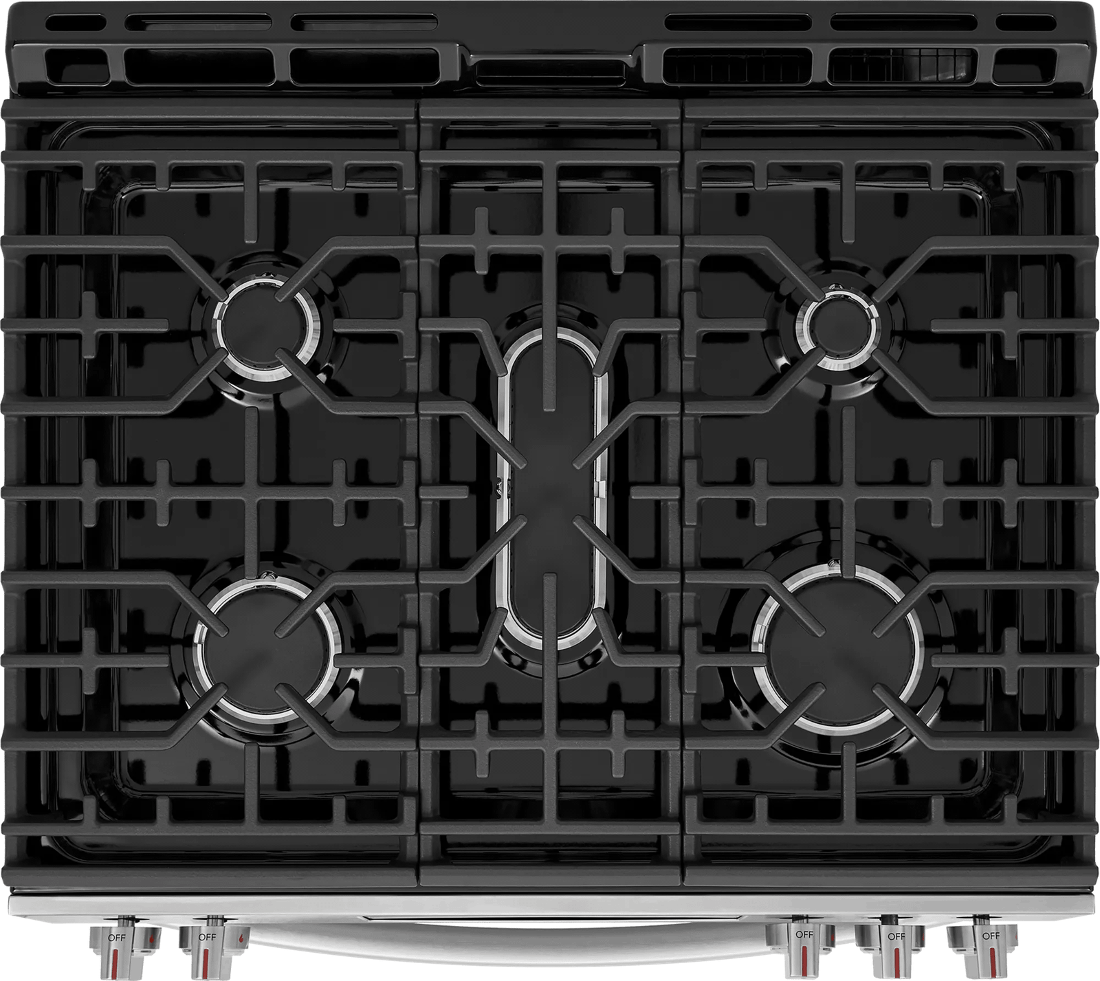 Frigidaire Gallery GCFG3070BF 30 Inch Front Control Gas Range, Stainless Steel