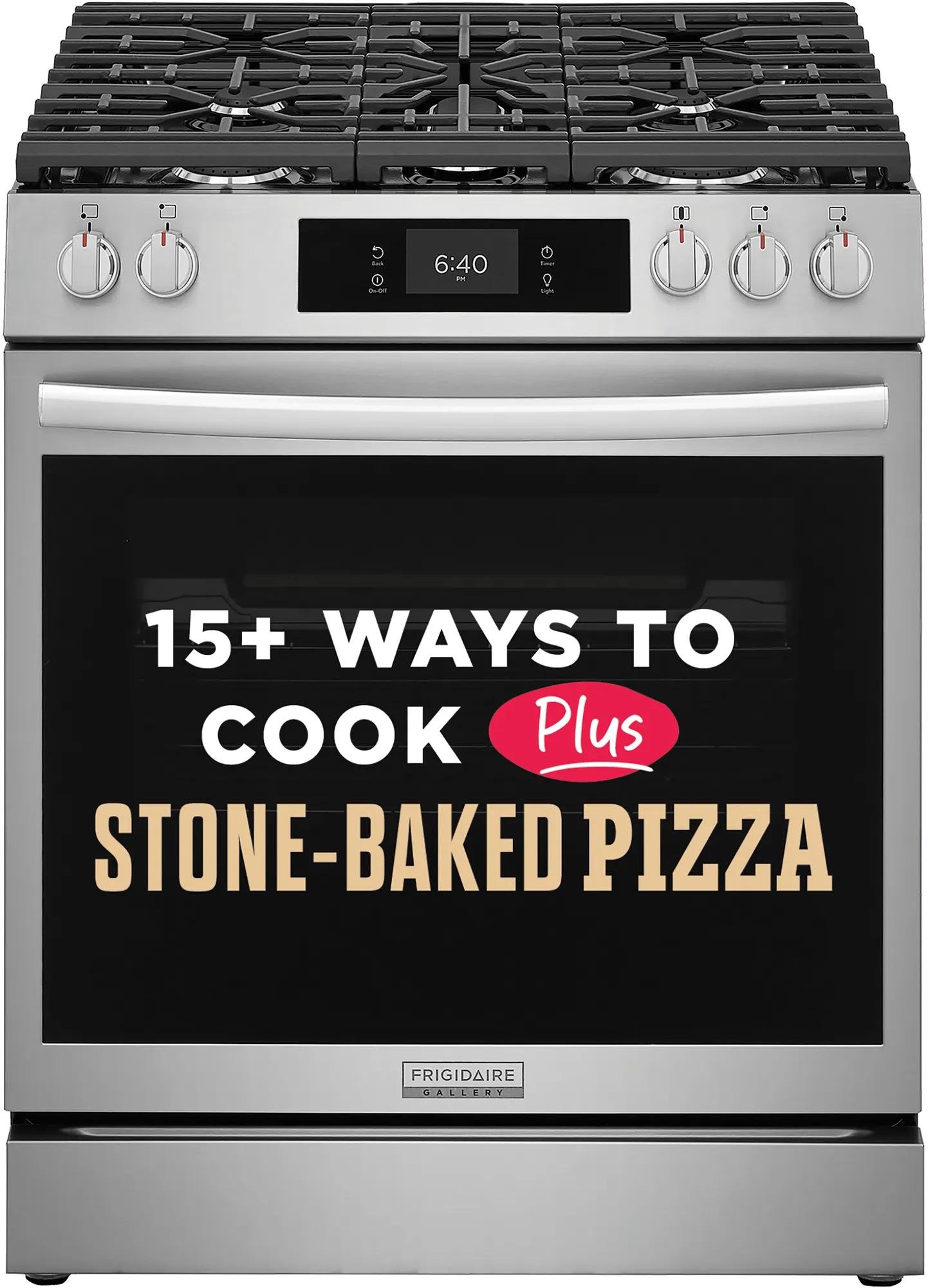 Frigidaire Gallery GCFG3070BF 30 Inch Front Control Gas Range, Stainless Steel