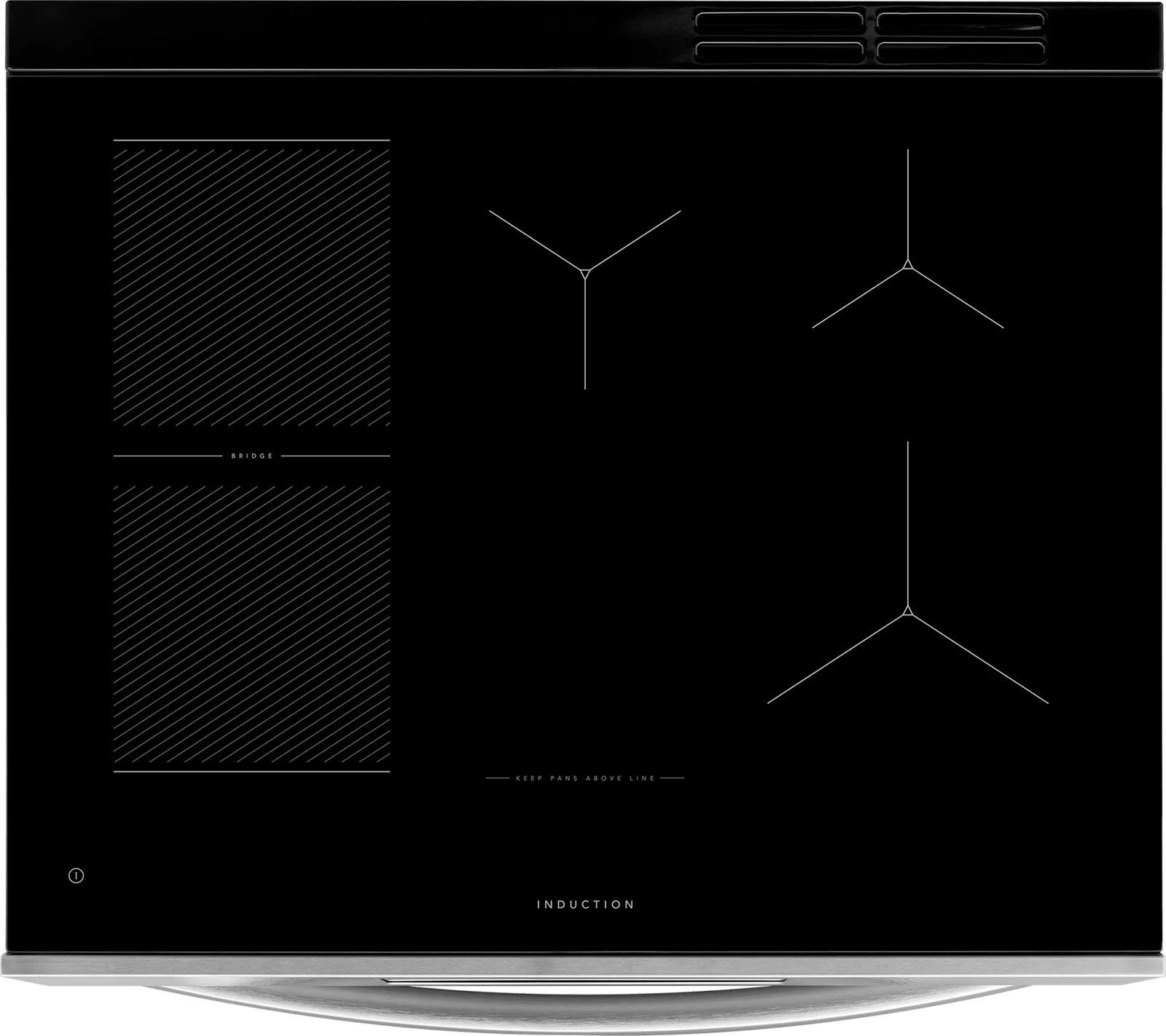 Frigidaire Gallery GCFI3070BF 30 Inch Front Control Induction Range, Stainless Steel
