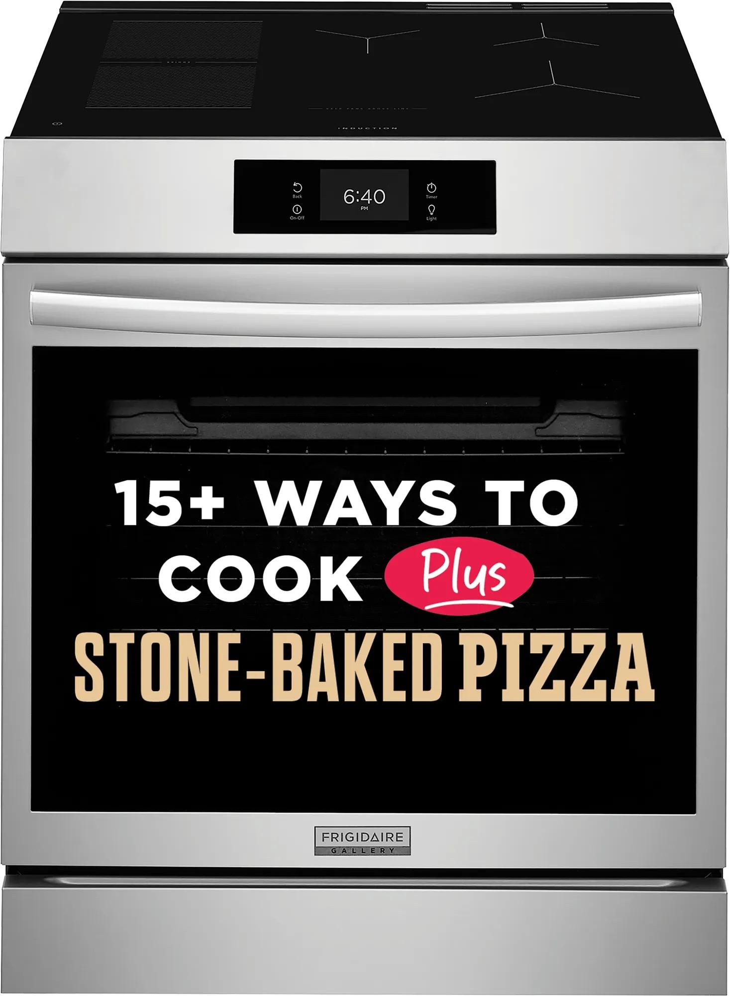 Frigidaire Gallery GCFI3070BF 30 Inch Front Control Induction Range, Stainless Steel