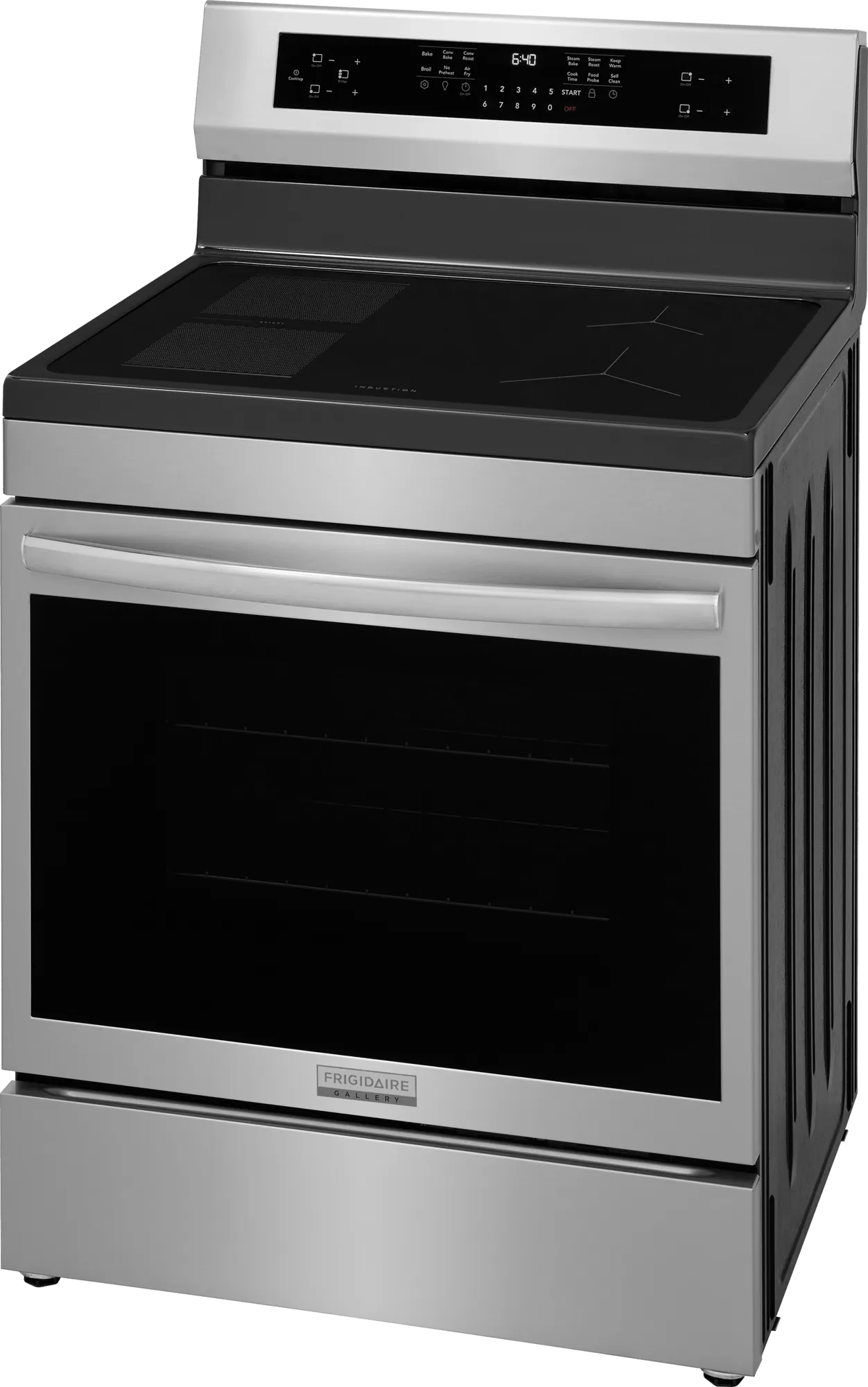 Frigidaire Gallery GCRI306HBF 30 Inch Freestanding Induction Range with Total Convection, Stainless Steel