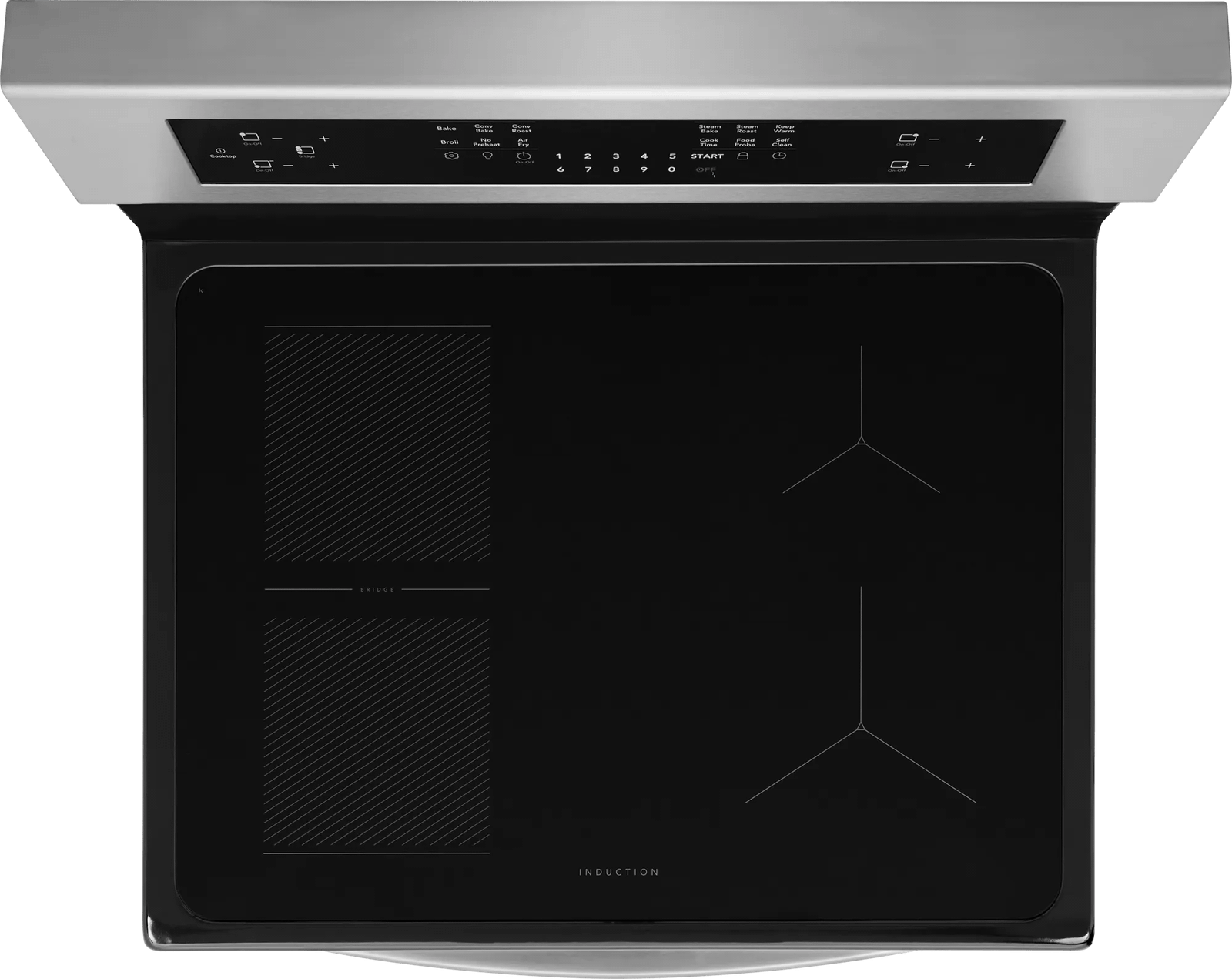 Frigidaire Gallery GCRI306HBF 30 Inch Freestanding Induction Range with Total Convection, Stainless Steel