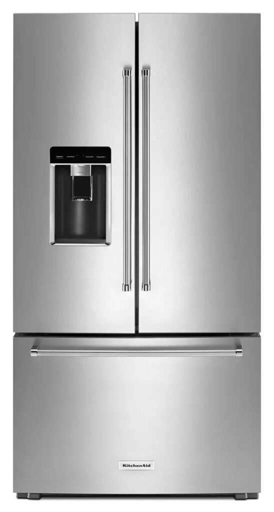 KitchenAid KRFC704FPS 23.8 Cu. Ft. Counter-Depth French Door Refrigerator with Platinum Interior, PrintShield Stainless Steel