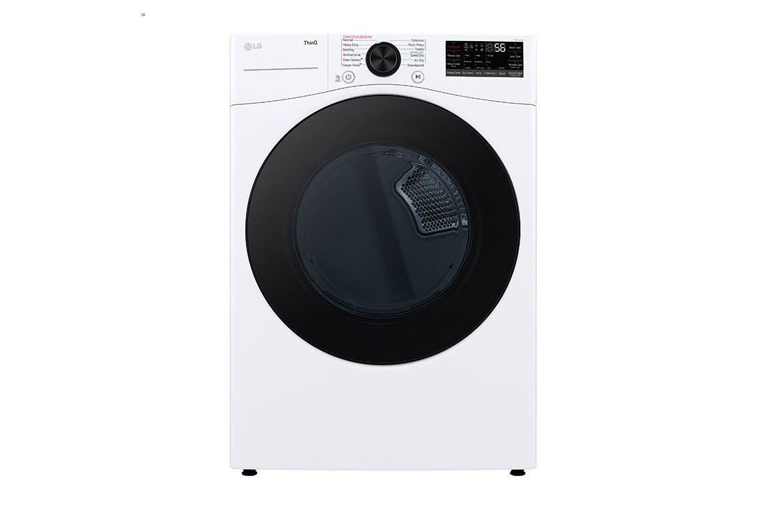 LG DLEX4080W 7.4 Cu. Ft. Ultra Large Capacity Smart Front Load Electric Dryer, White
