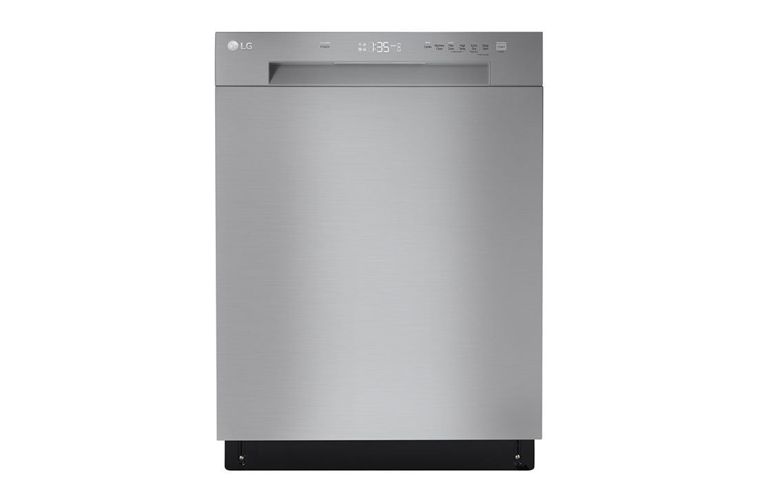 LG LDFC2423V 24 Inch Front Control Dishwasher with 15 Place Settings, Stainless Steel Look