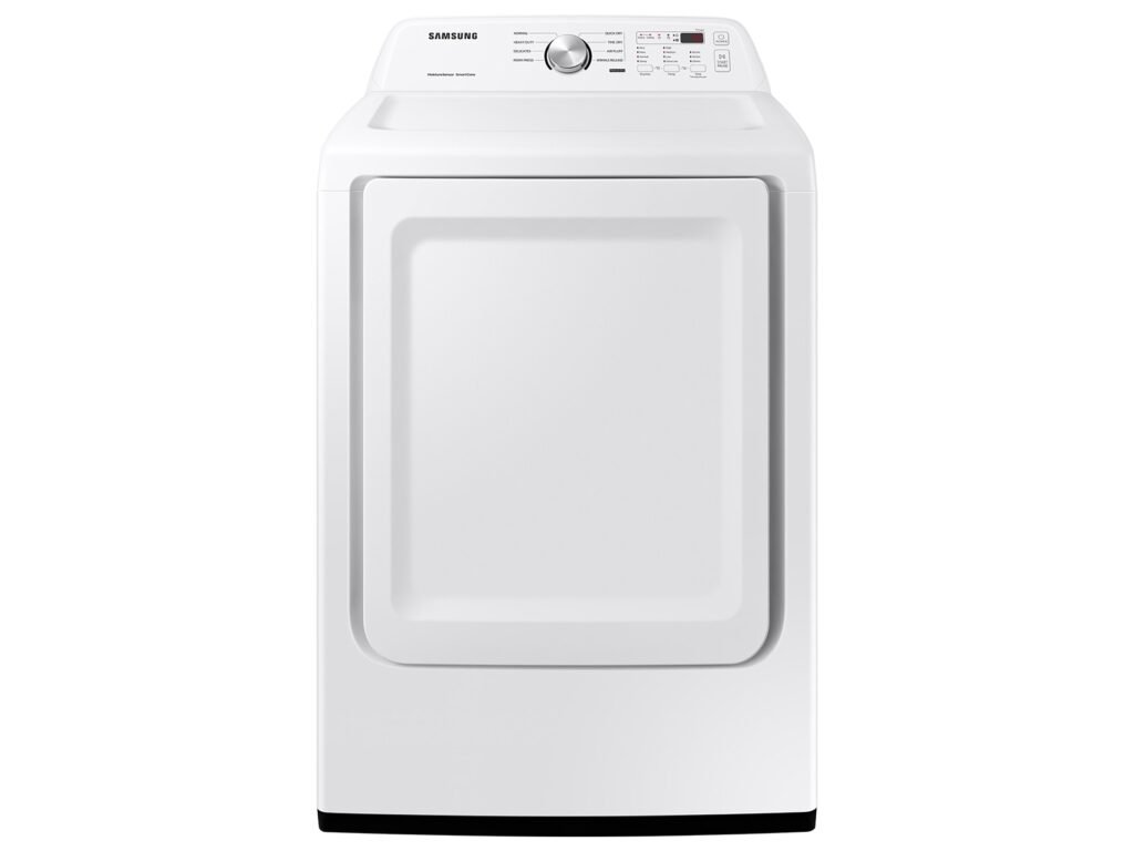 Samsung DVE45T3200W 7.2 Cu. Ft. Electric Dryer, White