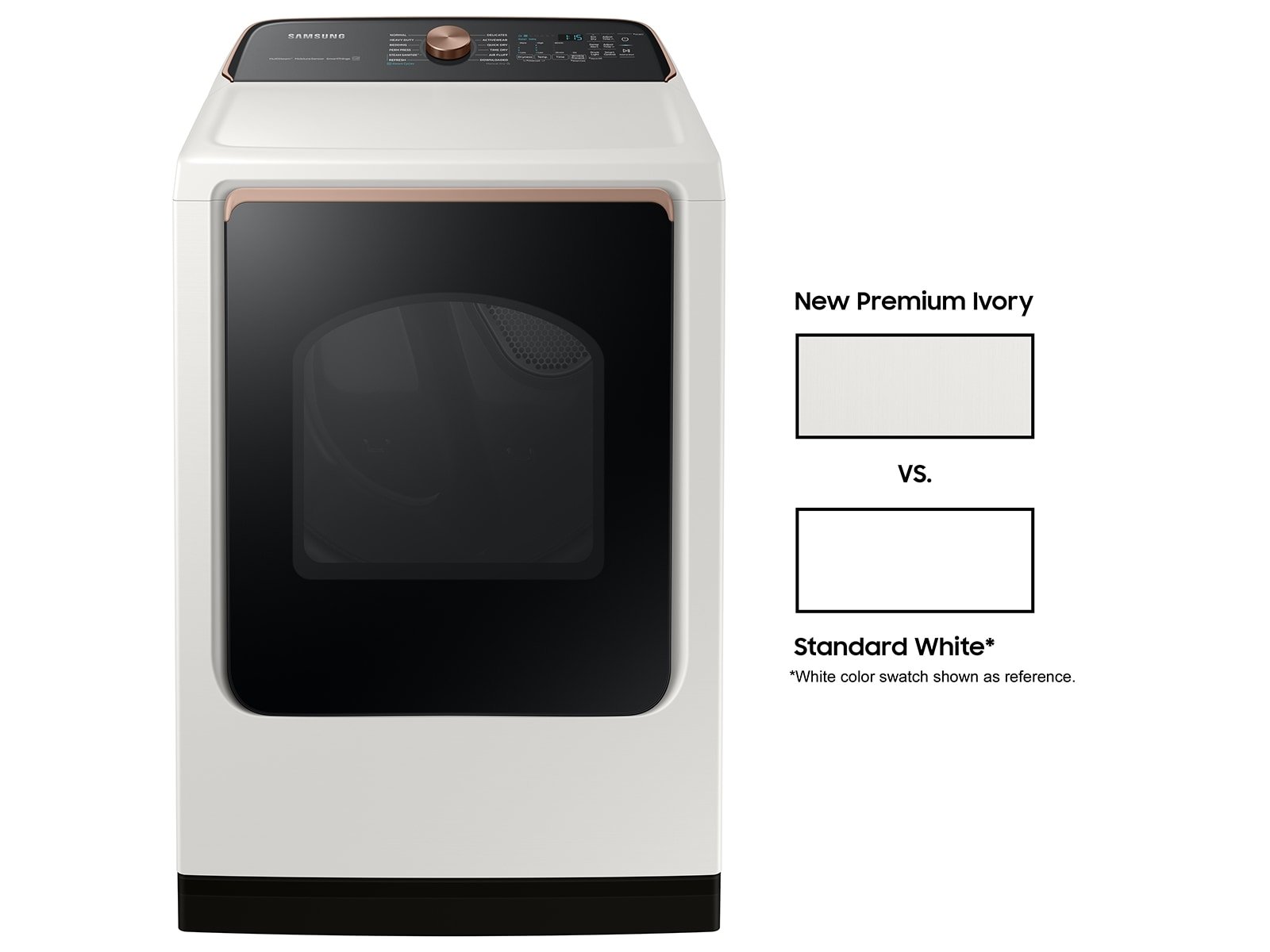Samsung DVG55A7300E 7.4 Cu. Ft. Smart Gas Dryer, Ivory