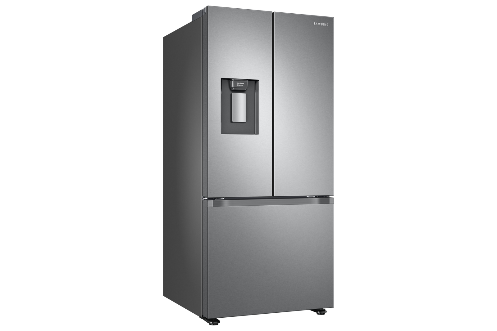 Samsung RF22A4221SR 22 Cu. Ft. 30 Inch Smart 3-Door French Door Refrigerator with External Water Dispenser, Stainless Steel