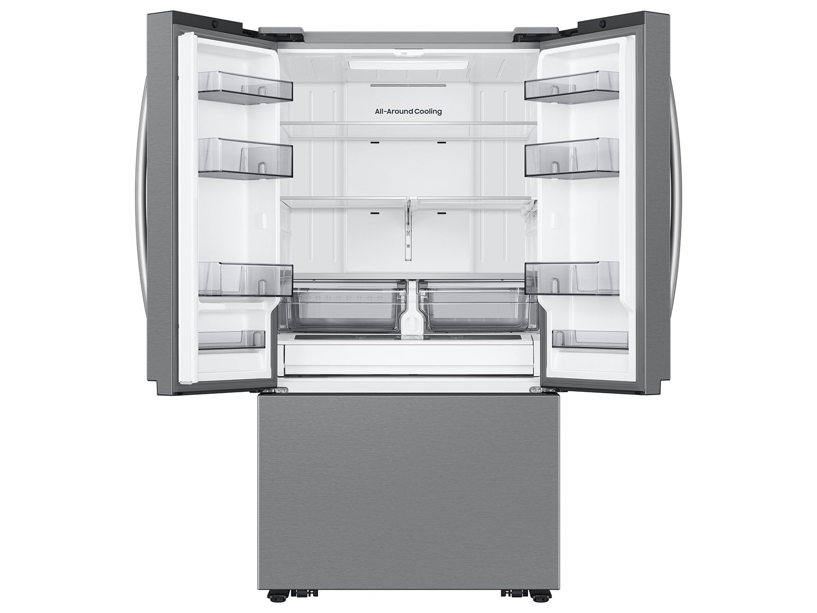 Samsung Bespoke RF32CG5D00SR 32 Cu. Ft. Mega Capacity 3-Door French Door Refrigerator, Stainless Steel