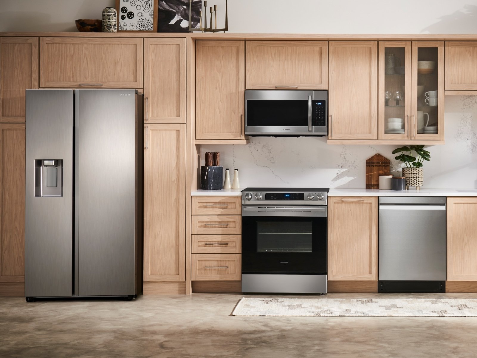 Samsung RS27T5200SR 27.4 Cu. Ft. Large Capacity Side-by-Side Refrigerator, Stainless Steel